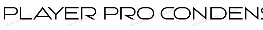 Player Pro Condense字体转换